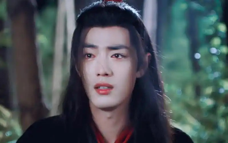 肖战魏无羡每次看到羡羡哭都会跟着流泪羡羡落泪泪珠