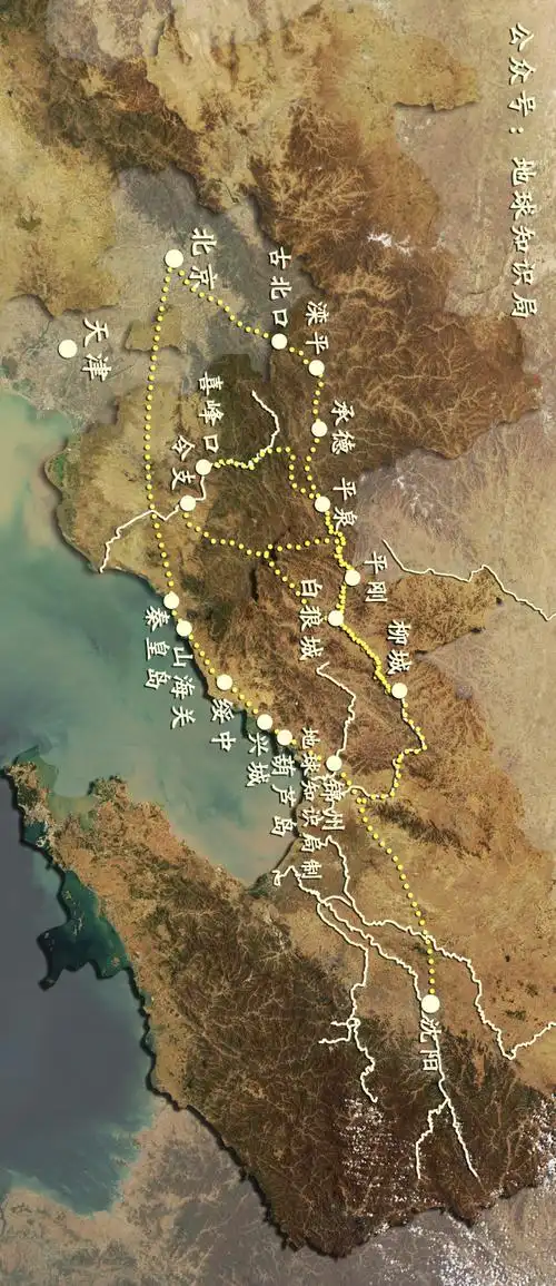 从东北到北京,有多少条辽西走廊?