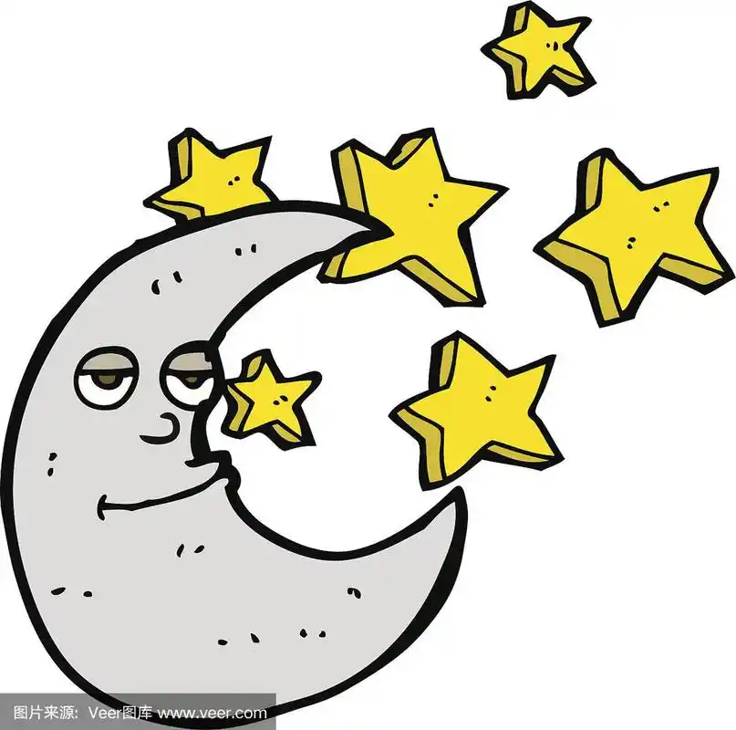 快乐的卡通月球