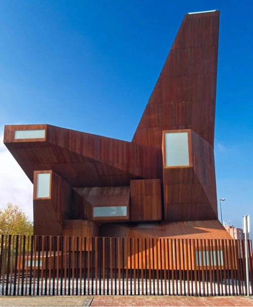 宗教 小型公共建筑设计:西班牙santa monica教区教堂/案例