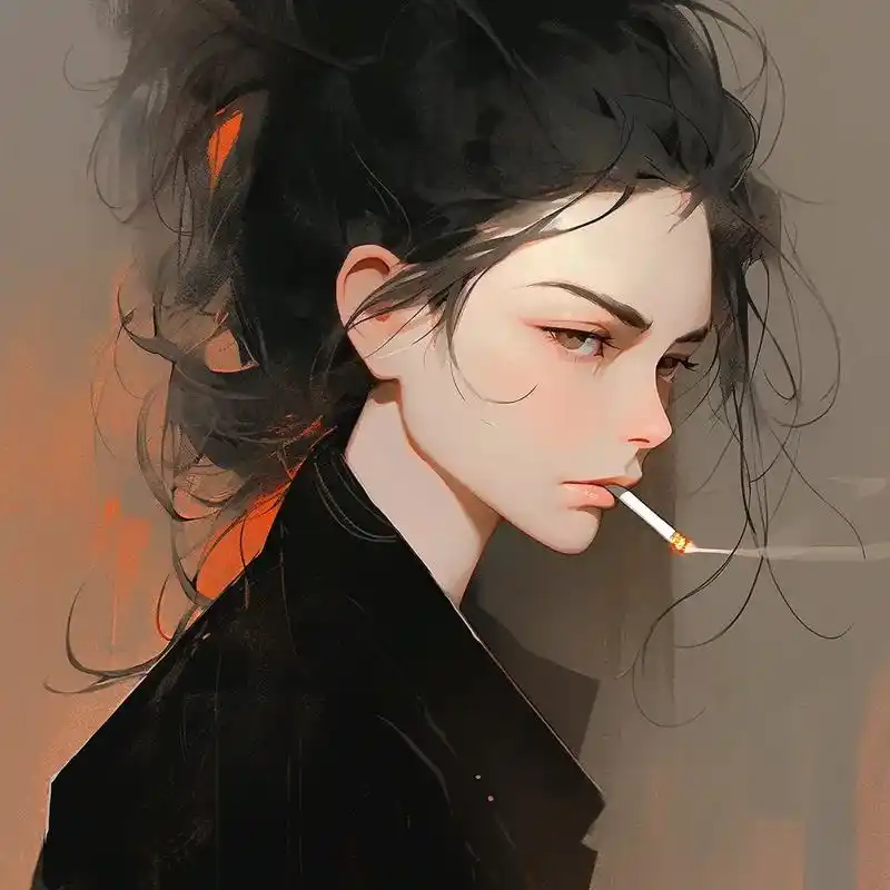 二次元 #优质头像 #ai绘画 - 抖音