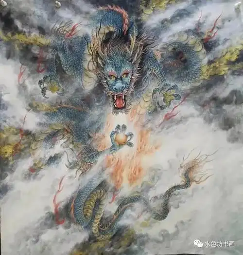 陈恋岗 国画 龙 欣赏!喜欢的收藏关注