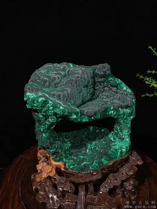 纯天然孔雀石摆件5