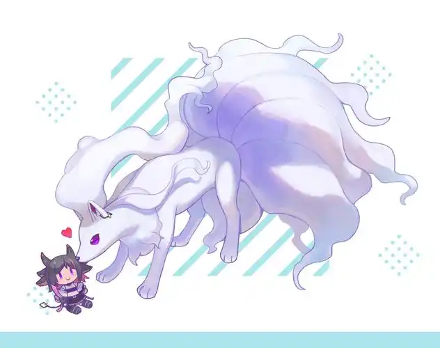 约宝可梦一些九尾厨又开始讨饭jpg