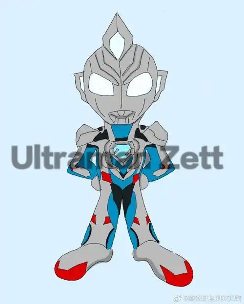 泽塔奥特曼# 我也来画个q版的泽塔奥特曼 .