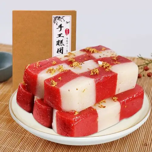 苏州特产赤豆年糕猪油松糕桂花重阳糕蜜老式传统糕点