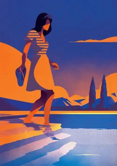 怀旧魅力与现代风格相融合charliedavis极具表现的插画作品