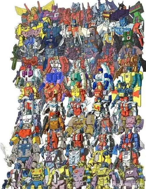 变形金刚g1汽车人与霸天虎人物群像,大家喜欢哪张?