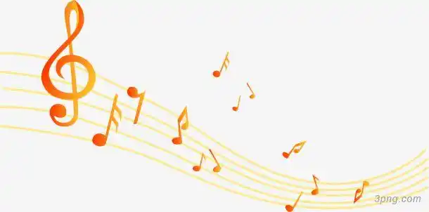 跳动的音符png素材透明免抠图片图标元素