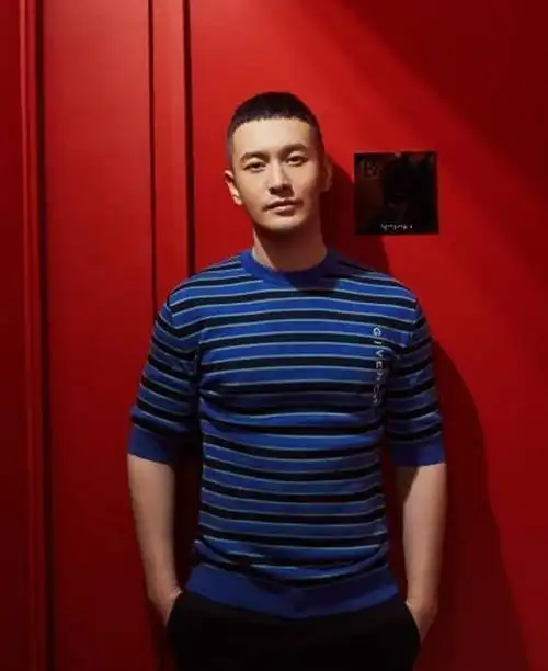 黄晓明弄了"卷毛"后,时尚感飙升