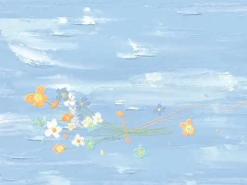 绝美油画风ipad壁纸背景图