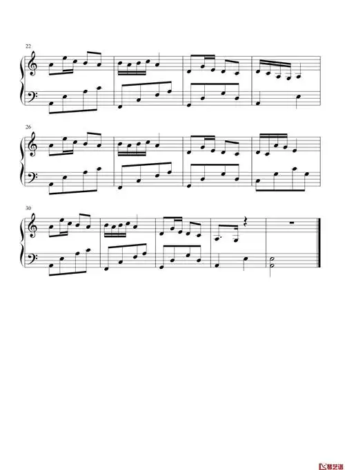 惊鸿一面钢琴谱c调简单版许嵩黄龄成就中国风对唱歌曲新经典