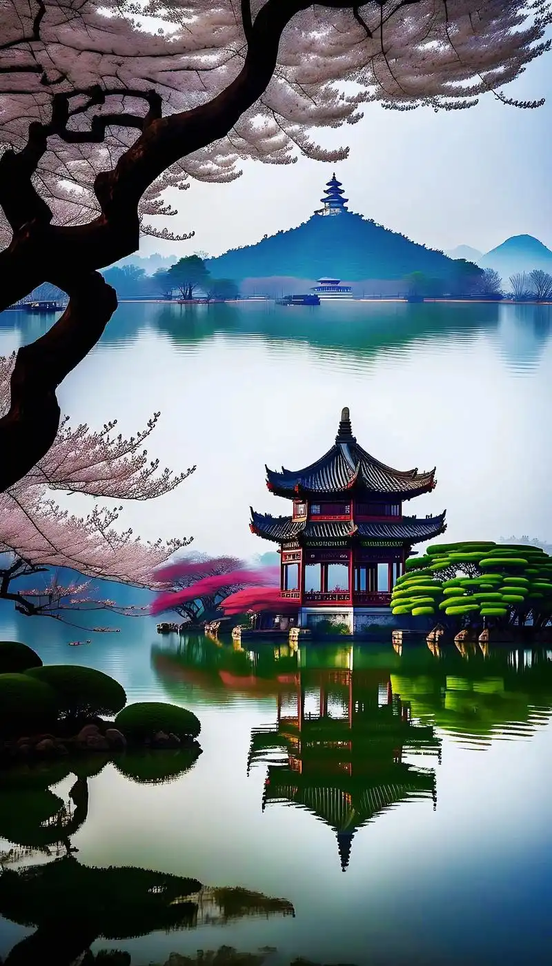 西湖是杭州的一张名片,也是中国最著名的旅游景点之一.