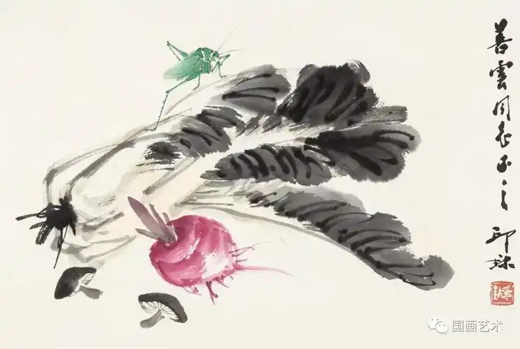 图文教程:写意萝卜入门画法 - 元艺考