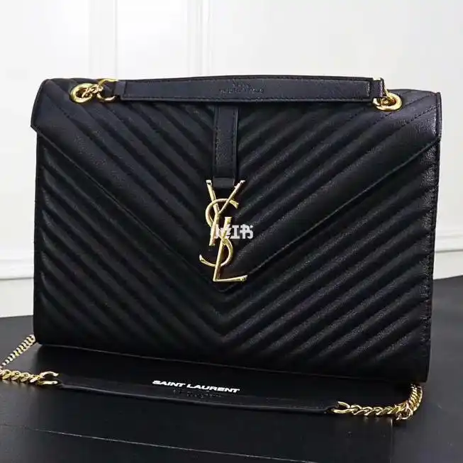 v秀圣罗兰 saintlaurent&slp装饰互扣式金属ysl标志