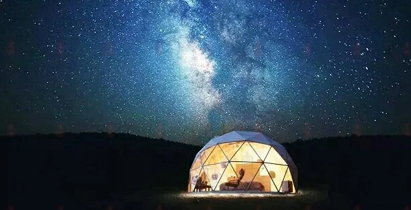 眉山洪雅县雅女湖星空帐篷