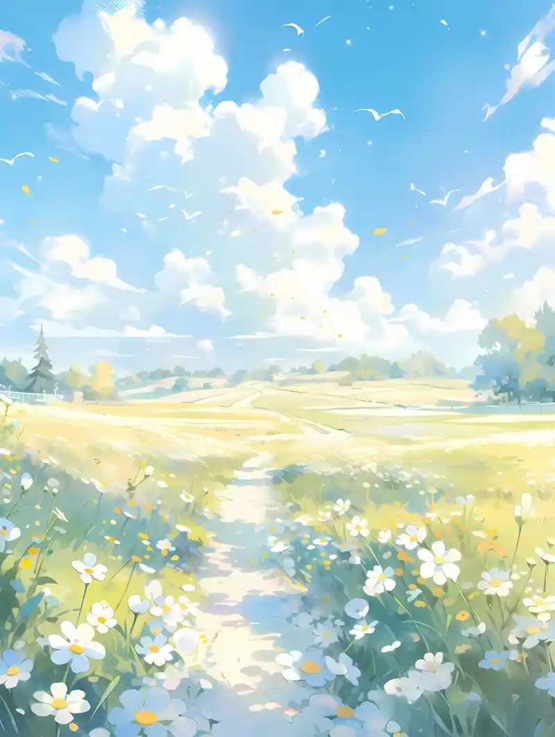 夏日的风景送给你 #二次元# #ai共创计划# #ai绘画