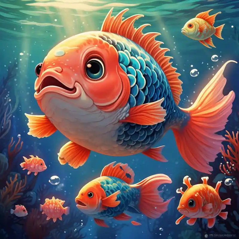 快来领取你的专属头像鱼～ 这是一组关于头像鱼的创意设计,将可爱的