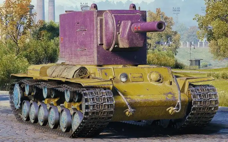 坦克世界 kv-2 - 8杀 5千4伤害 [明斯克]