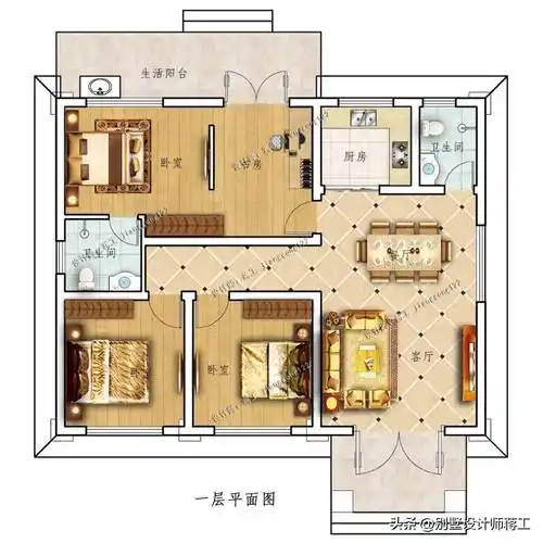 一层小平房,为一家四口的养老居家生活,提供理想场所_屋顶_设计_结构