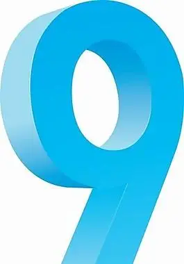 数字9图标素材