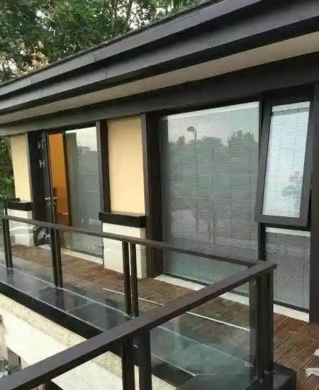 建筑活动外遮阳,中空内置百叶玻璃