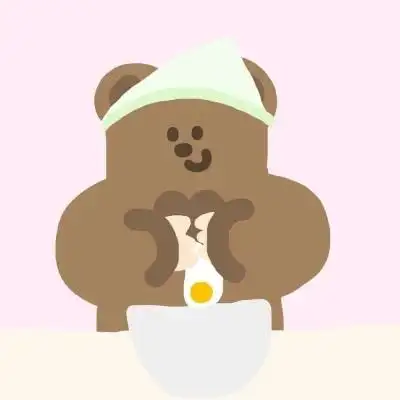 可爱的小棕色熊的头像呆萌可爱最近微信流行小熊头像图片