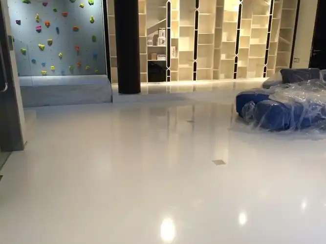 艺术树脂漆-琥珀地面-一体化纯白!