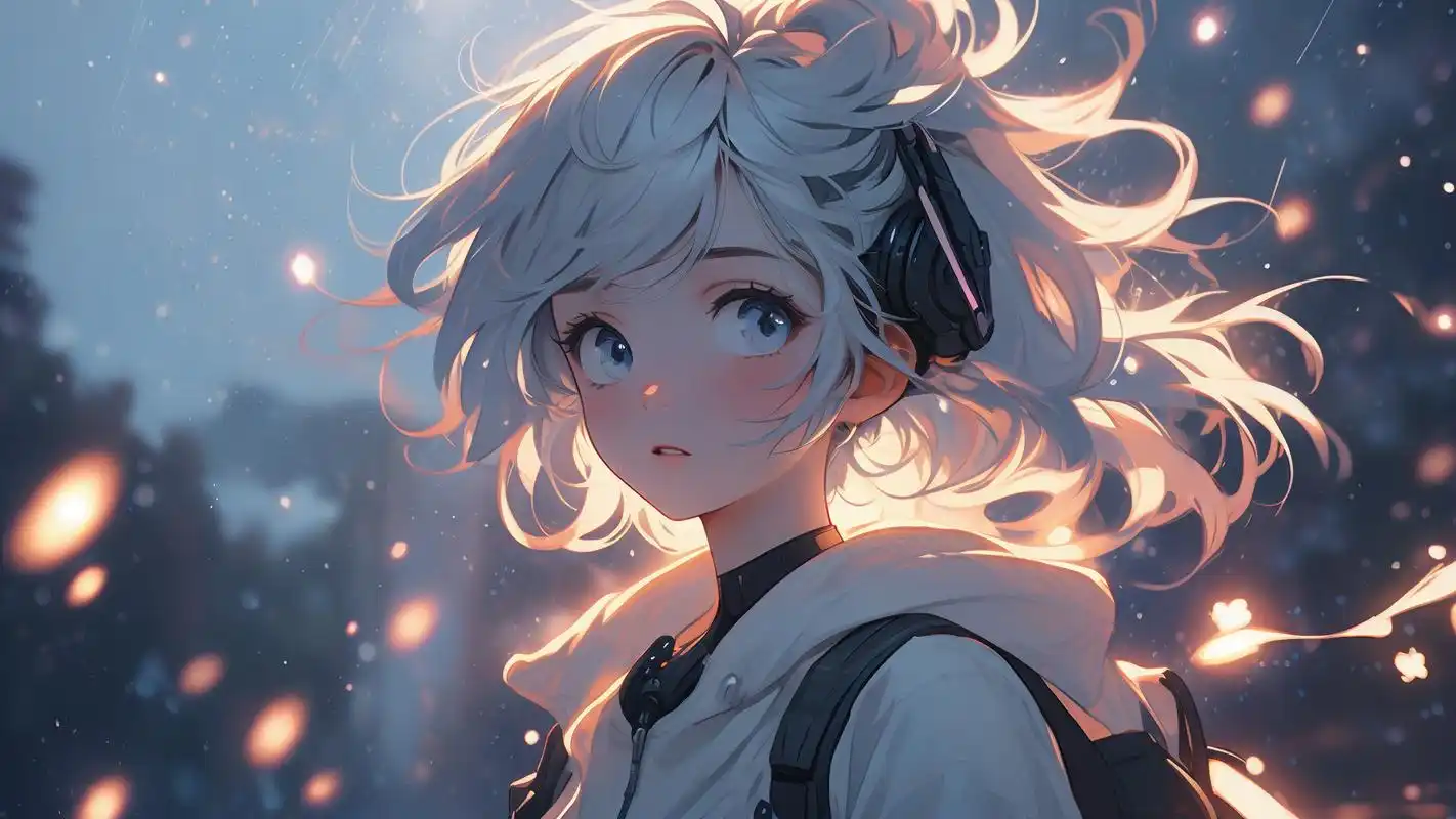 二次元星星壁纸横屏精选99 喵~ 93 为你们带来一组超级梦幻的二