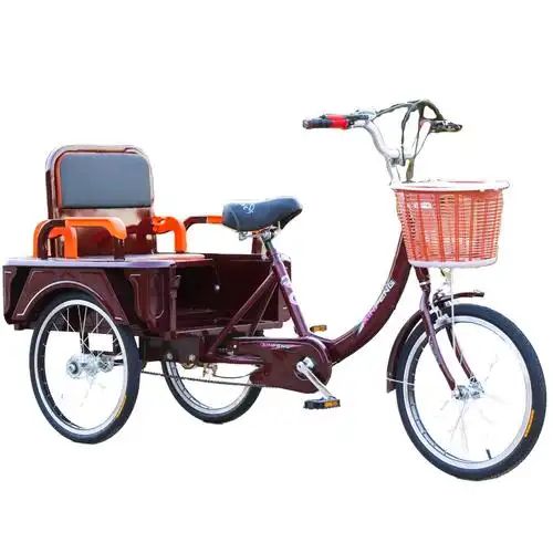 老年脚蹬人力三轮车脚踏小型成人载货两用交通运输非机动车