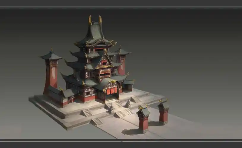 场景原画设定|插画|游戏原画|大巴兔子 - 原创作品 - 站酷 (zcool)