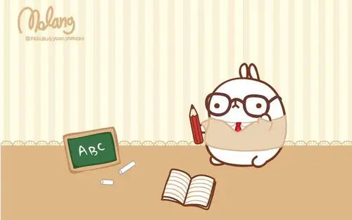 工作室-高清壁纸 >> 邦杰工作室 >> molang韩国可爱胖乎乎卡通兔子 >>