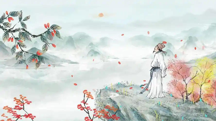 hd古风背景4k中国风旋转扇子剪纸led戏曲舞台视频背景mp4戏曲舞台背景