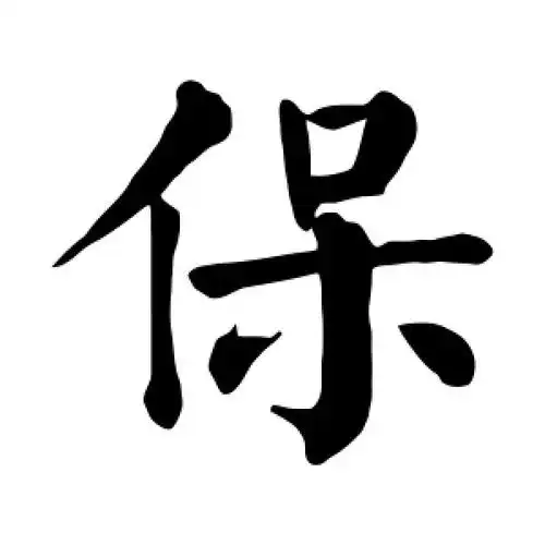 楷书保字