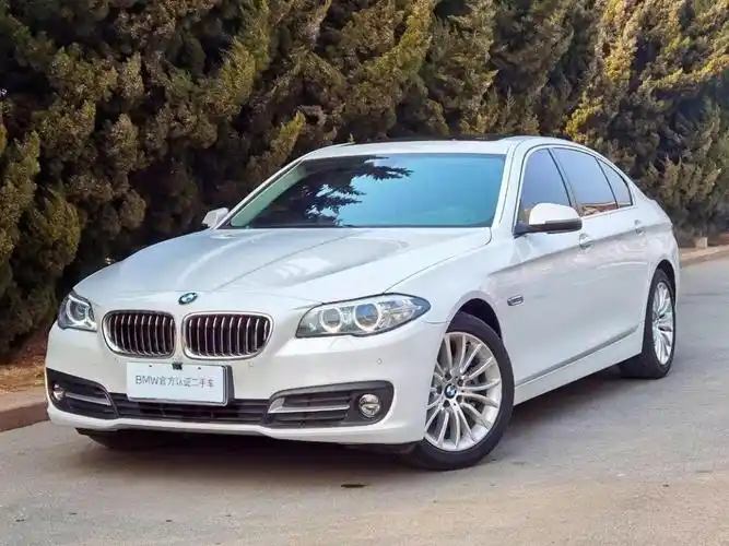 大连2017年3月宝马宝马5系2017款525li领先型白色手自一体