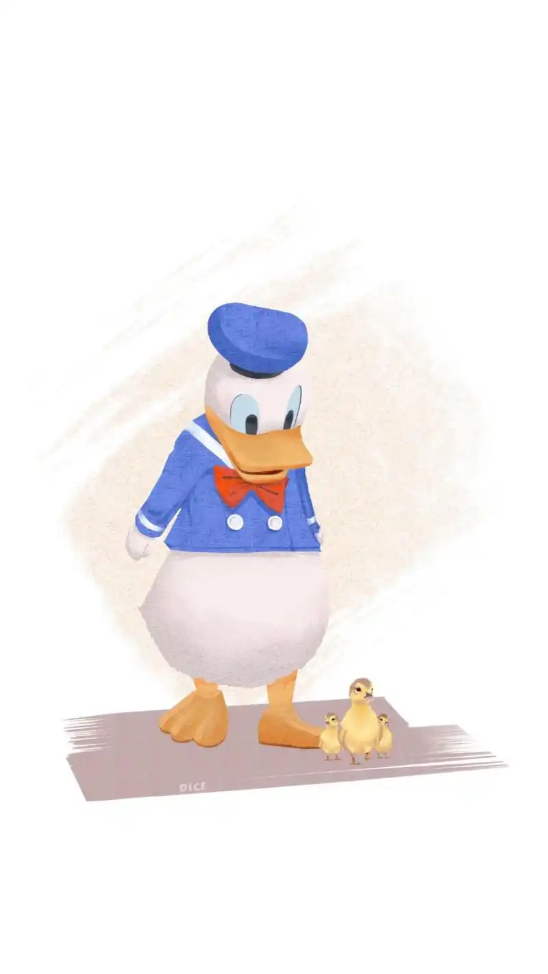 童趣卡通动漫唐老鸭手机壁纸