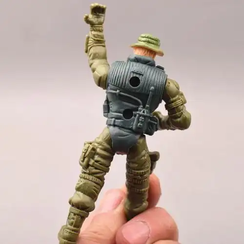 万代(bandai)儿童塑料兵人模型关节可动特种部队套装男孩玩具二战军事