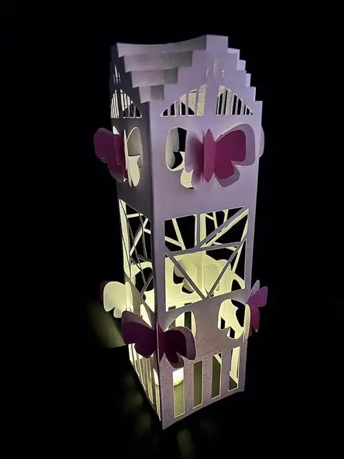 柱体立体构成蝴蝶