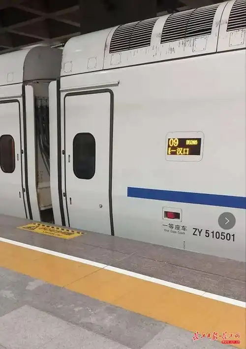 孩子被安排在人少的9号车厢