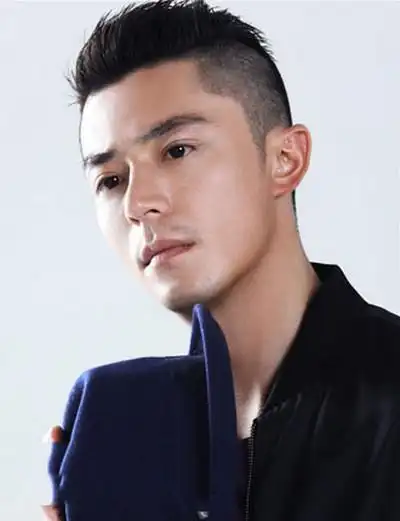 男生夏季什么发型最酷帅 霍建华两边超短莫西干发型(2)