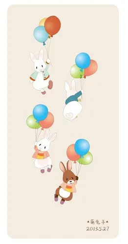 萌兔子|插画|创作习作|皓月点点 - 原创作品 - 站酷 (zcool)