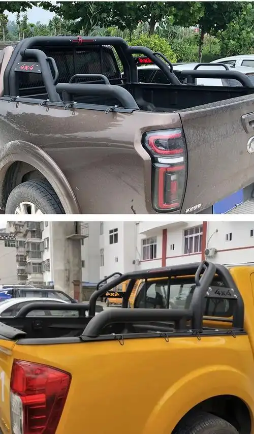 斗架子配件皮卡改装定制纳瓦拉锐骐6旗舰款升级加厚龙门架原车打孔固