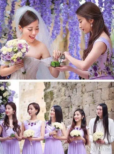 【图】张靓颖大婚遭母亲"拆台" 女神大婚伴娘团美倒众人