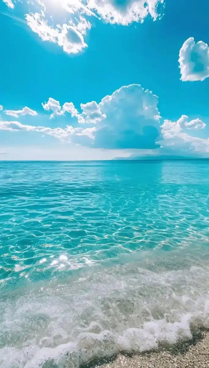 和你一起去看大海#碧海蓝天 #海上美景 #面朝大海春暖花开