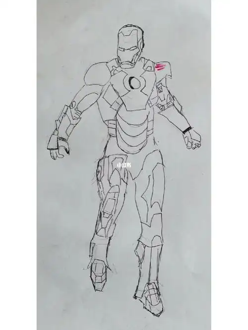 再画钢铁侠