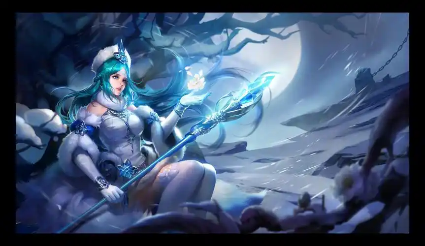 妹子法师用王昭君如何玩好中路?我来教你慈母守中线_叶子猪王者荣耀