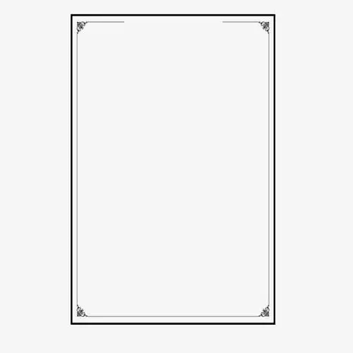 黑色创意边框花纹免抠素材免费下载_觅元素51yuansu.com