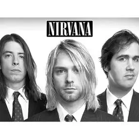 nirvana 涅槃科特柯本大学生寝室宿舍 牛皮纸摇滚乐队海报装饰画