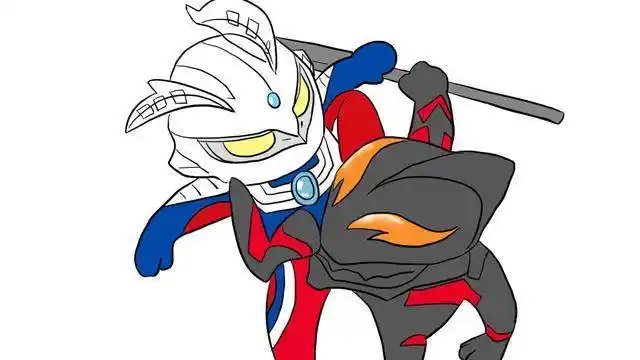 奥特曼卡通简笔画 赛罗奥特曼卡通简笔画