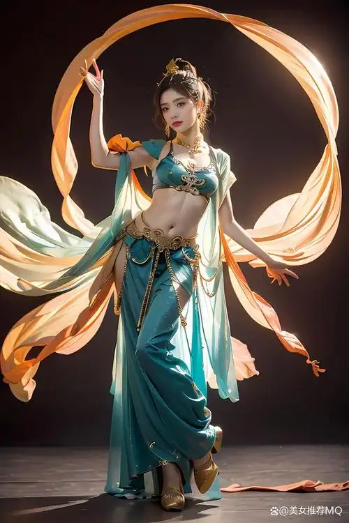 她的舞姿宛如敦煌壁画中的飞天仙女,让世界为之倾倒.